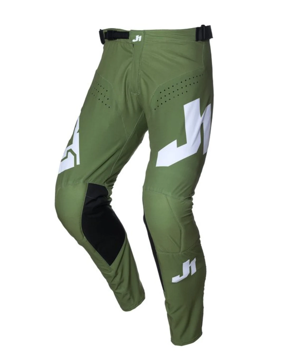Мотокрос брич Just1 J-Essential Army Black/White