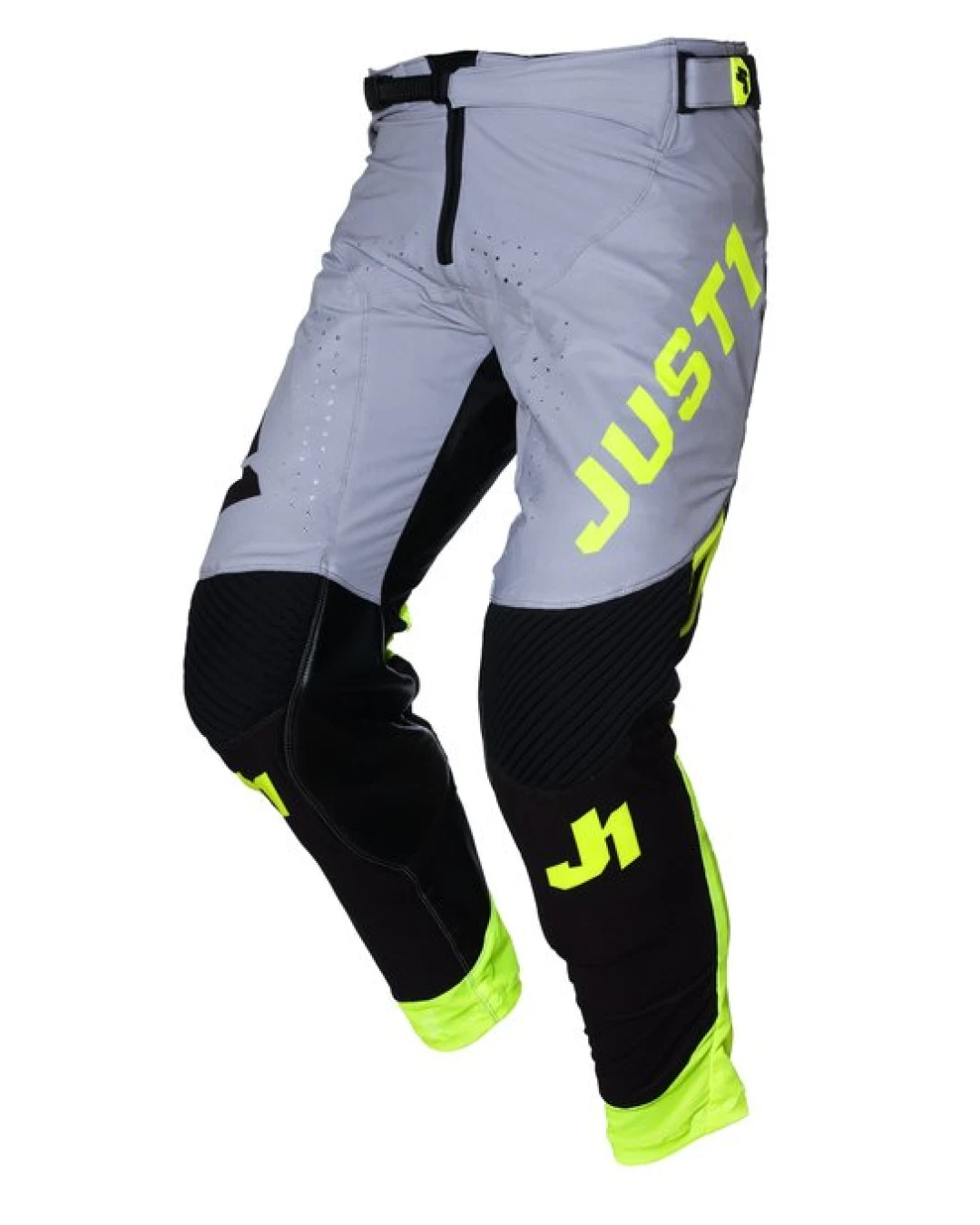 Мотокрос брич Just1 J-Flex 2.0 District Grey/Yellow Fluo/Black