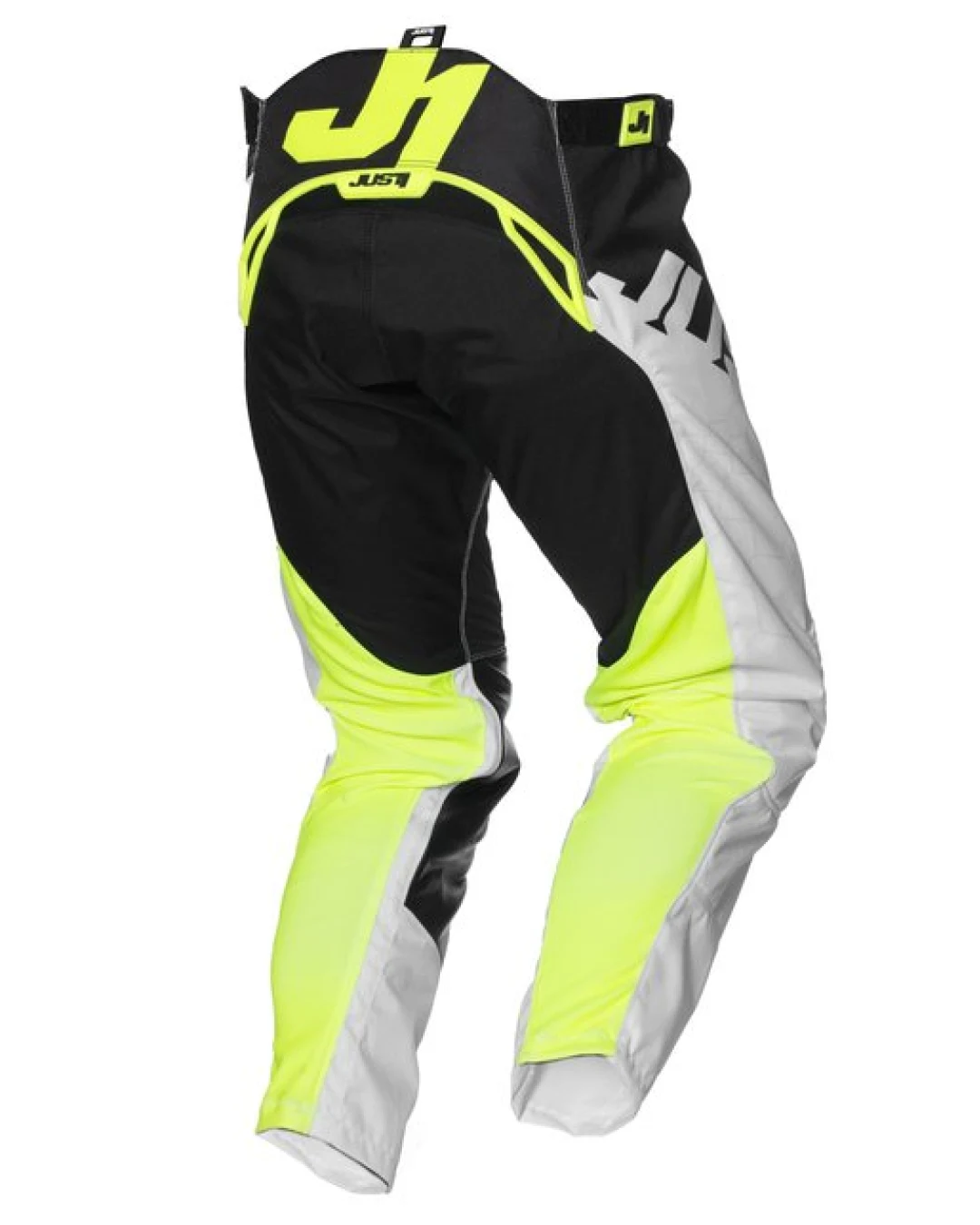 Мотокрос брич Just1 J-Force Hexa Black/White/Yellow Fluo