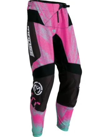 Мотокрос брич MOOSE RACING QUALIFIER PINK/TEAL
