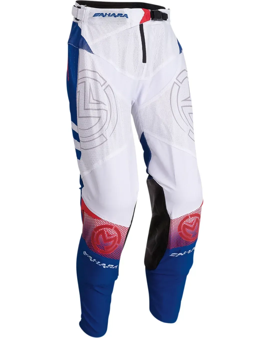Мотокрос брич MOOSE RACING SAHARA WHITE/RED/BLUE