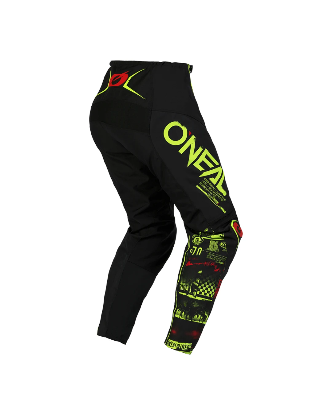 Мотокрос брич O'NEAL ELEMENT ATTACK V.23 BLACK/NEON YELLOW