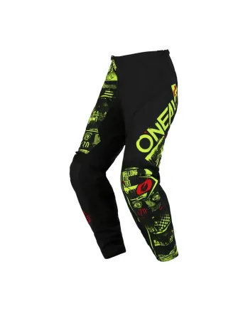 Мотокрос брич O'NEAL ELEMENT ATTACK V.23 BLACK/NEON YELLOW