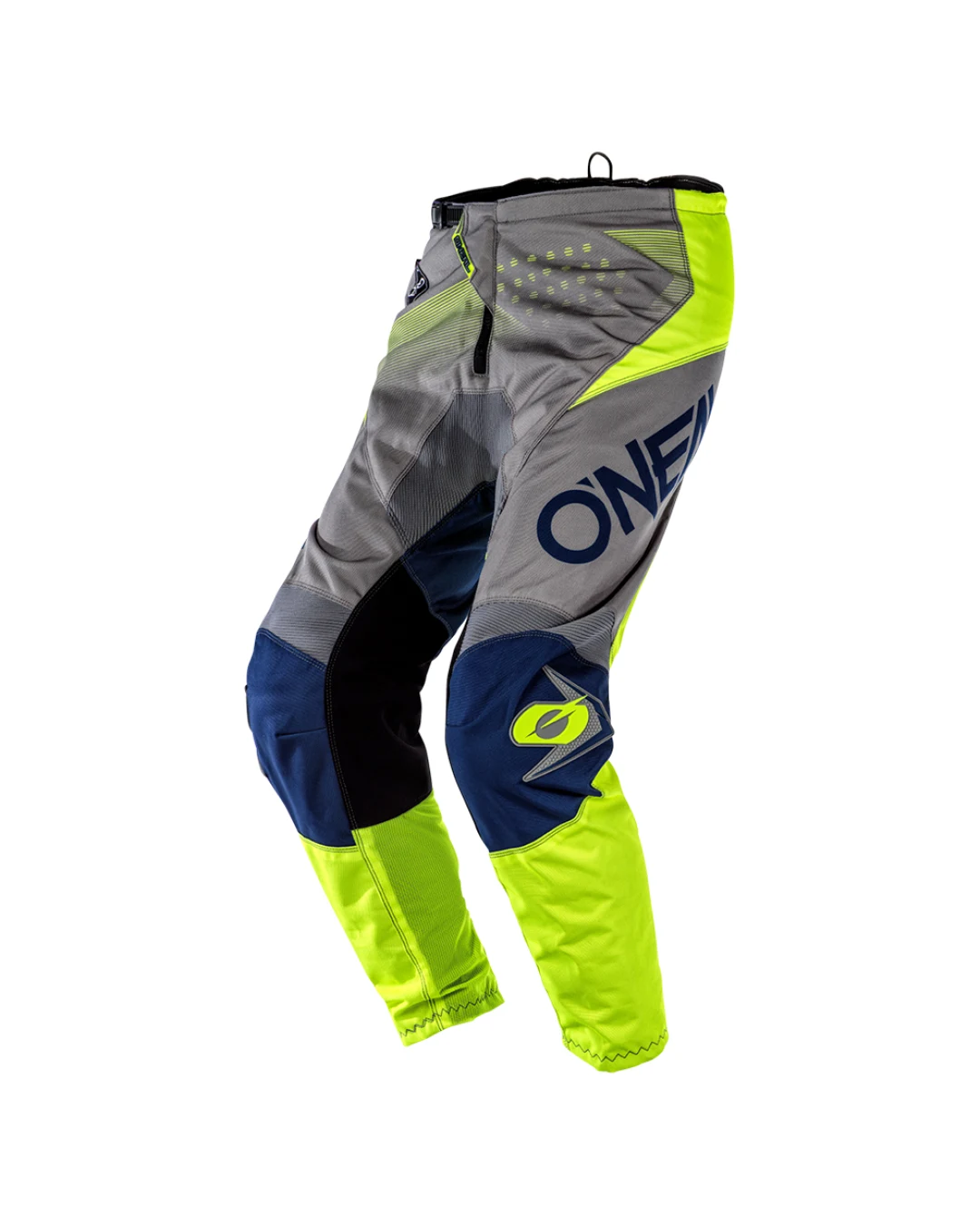 Мотокрос брич O’NEAL ELEMENT FACTOR GRAY/BLUE/NEON YELLOW