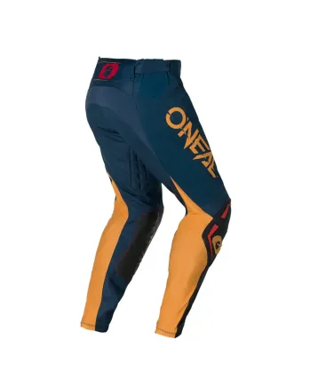 Мотокрос брич O'NEAL HARDWEAR SWIPE NAVY BLUE/TANGERINE V.26