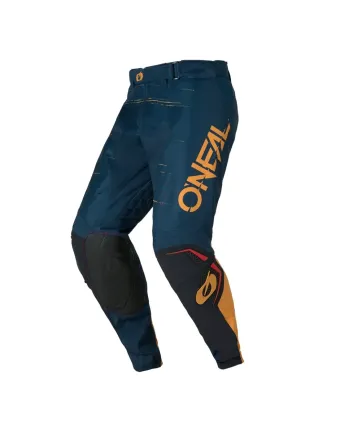 Мотокрос брич O'NEAL HARDWEAR SWIPE NAVY BLUE/TANGERINE V.26