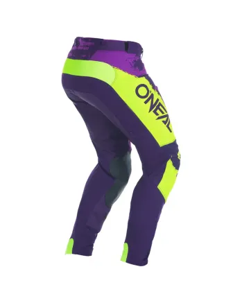 Мотокрос брич O'NEAL MAYHEM PAINT PURPLE/NEON YELLOW V.27