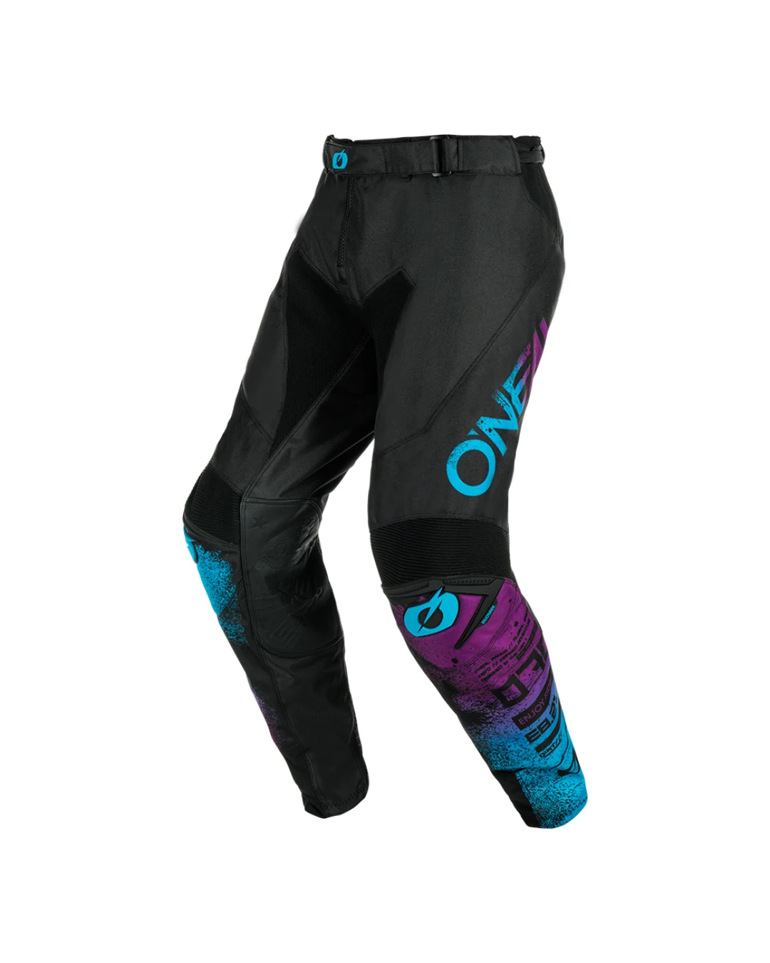 Мотокрос брич O'NEAL MAYHEM SCARZ BLACK/BLUE V.24