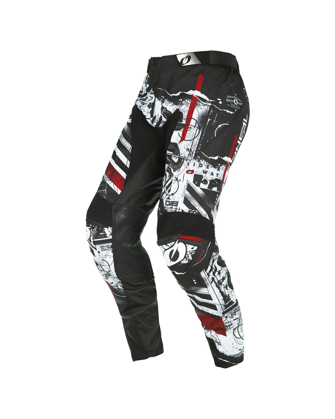 Мотокрос брич O'NEAL MAYHEM SCARZ V.22 BLACK/WHITE/RED