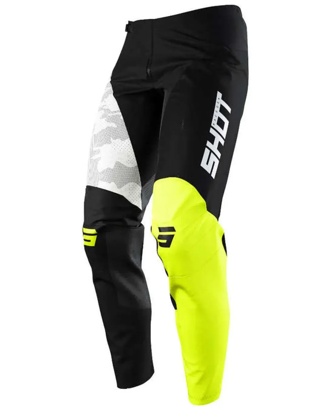 Мотокрос брич SHOT Camo Neon Yellow
