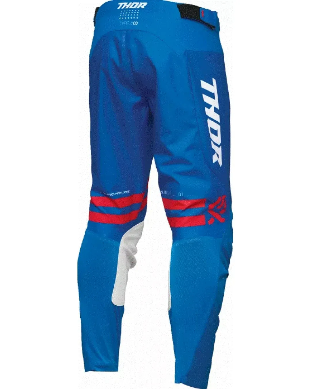 Мотокрос брич THOR LAUNCHMODE PATRIOT RED/WHITE/BLUE