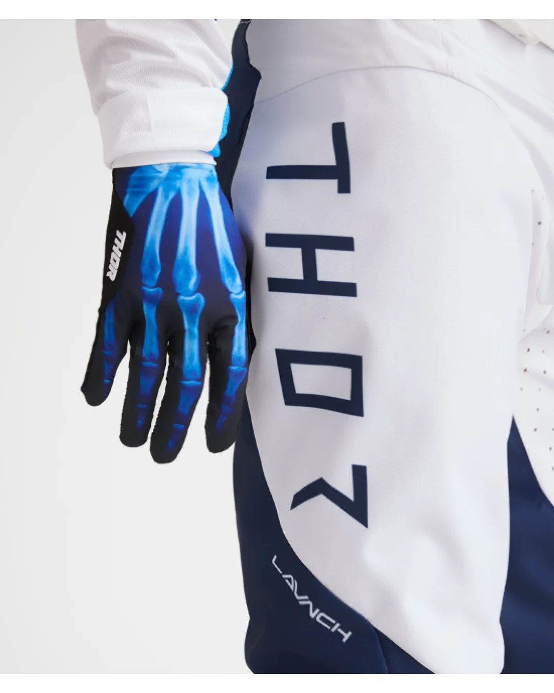 Мотокрос брич THOR LAUNCHMODE STORM WHITE