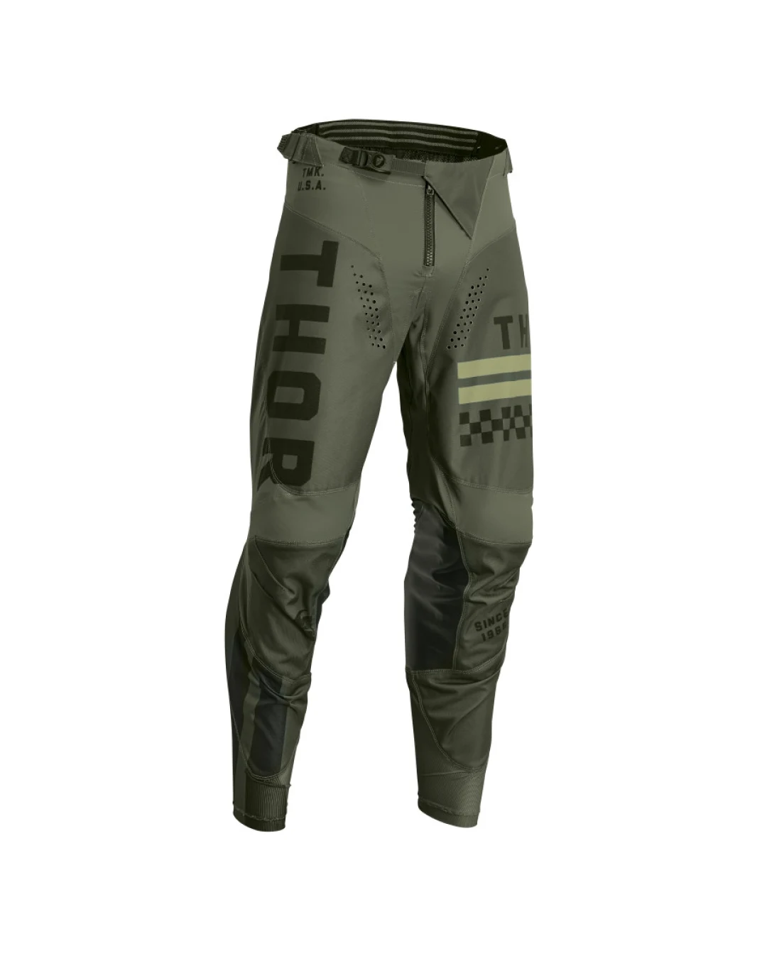 Мотокрос брич THOR PULSE COMBAT ARMY/BLACK