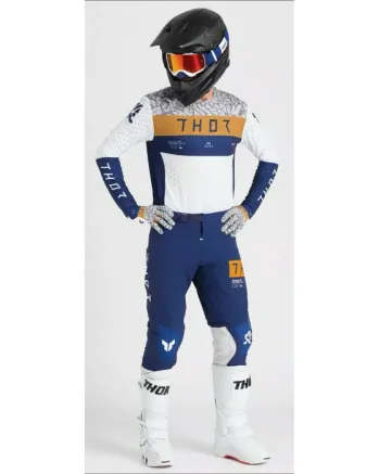 Мотокрос брич THOR SPORTMODE BRAVO NAVY/WHITE