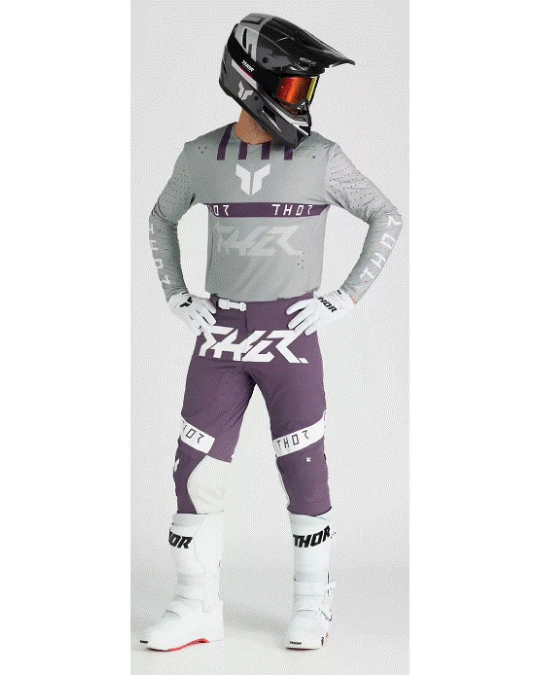 Мотокрос брич THOR SPORTMODE FLITE GRAY/PURPLE