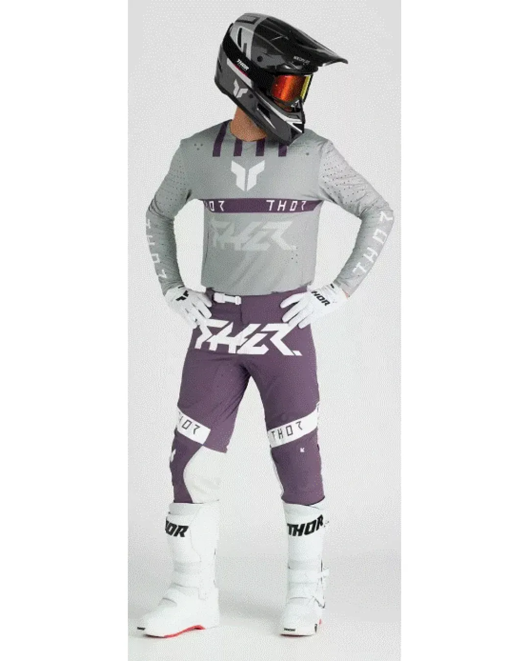 Мотокрос брич THOR SPORTMODE FLITE GRAY/PURPLE
