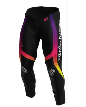 Мотокрос брич TROY LEE DESIGNS SE Pro Stripes Pants - Black/Multi