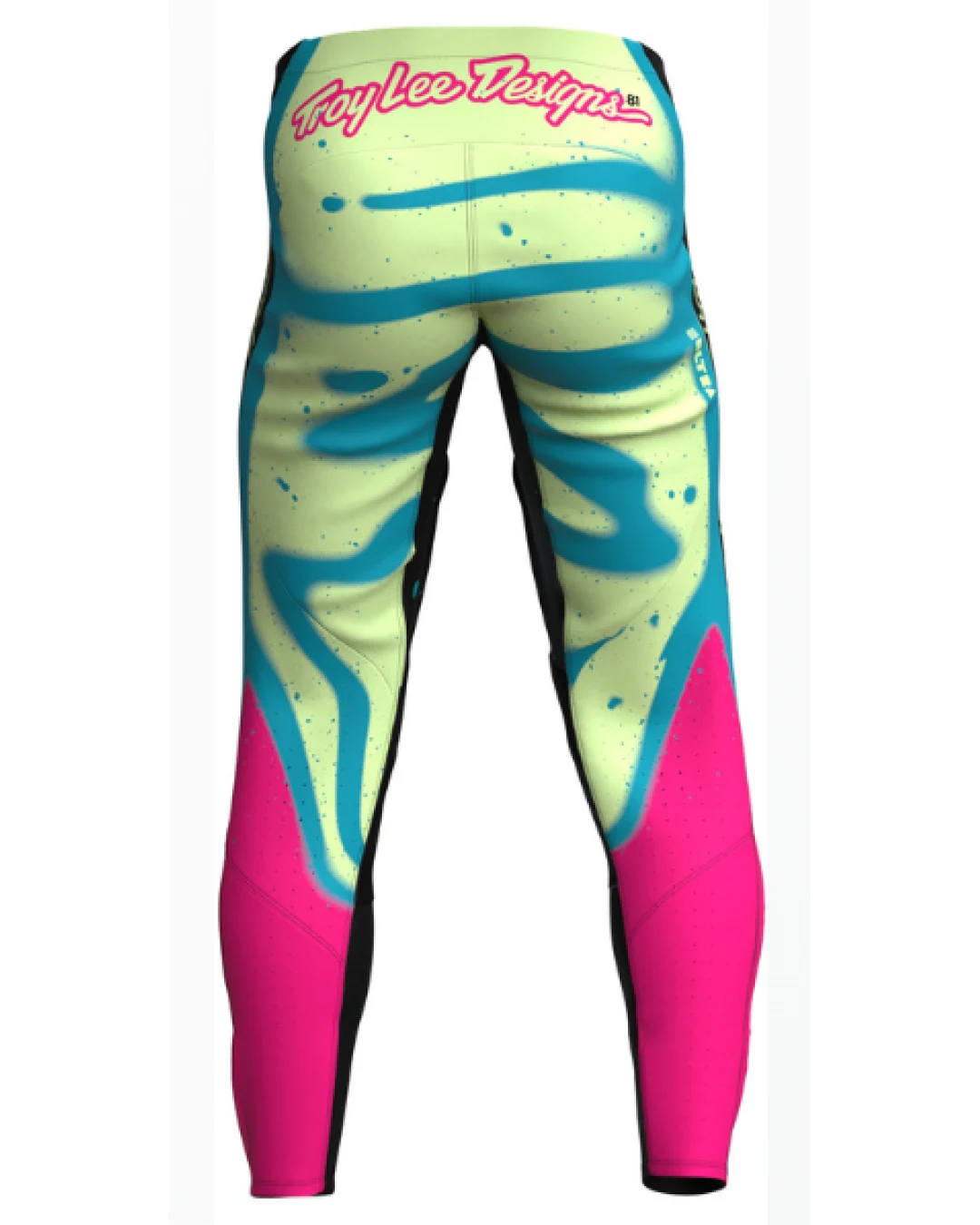 Мотокрос брич TROY LEE DESIGNS SE Ultra Membrane Pants - Black/Yellow