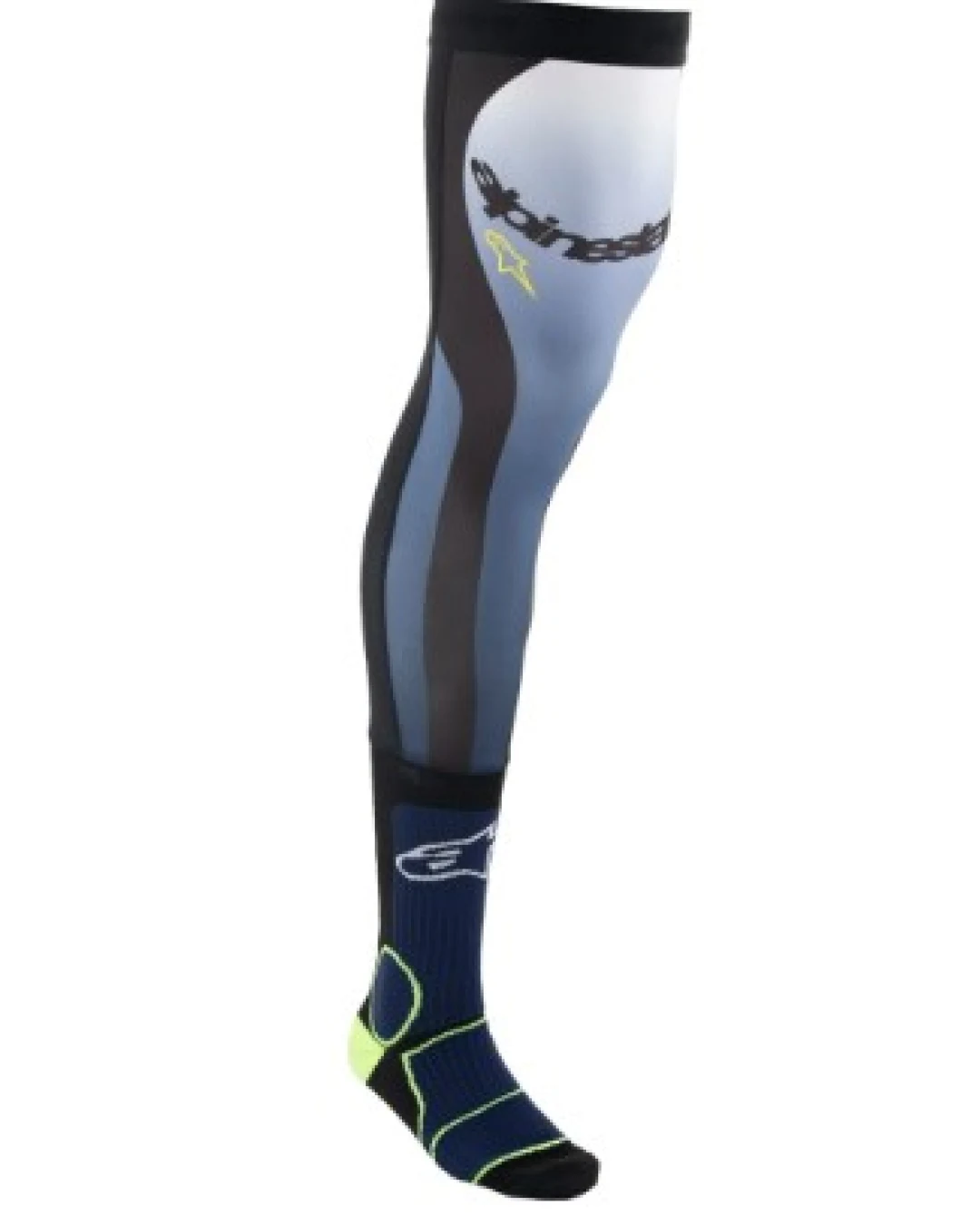 Мотокрос чорапи ALPINESTARS KNEE BRACE NAV/YL