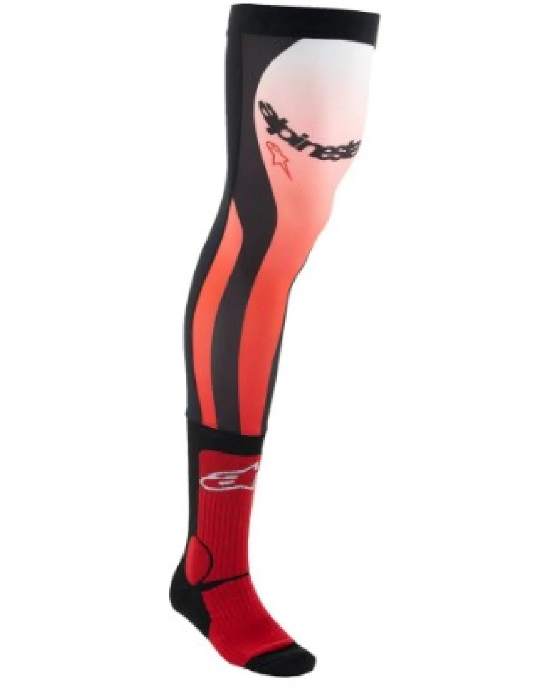 Мотокрос чорапи ALPINESTARS KNEE BRACE RED/WT