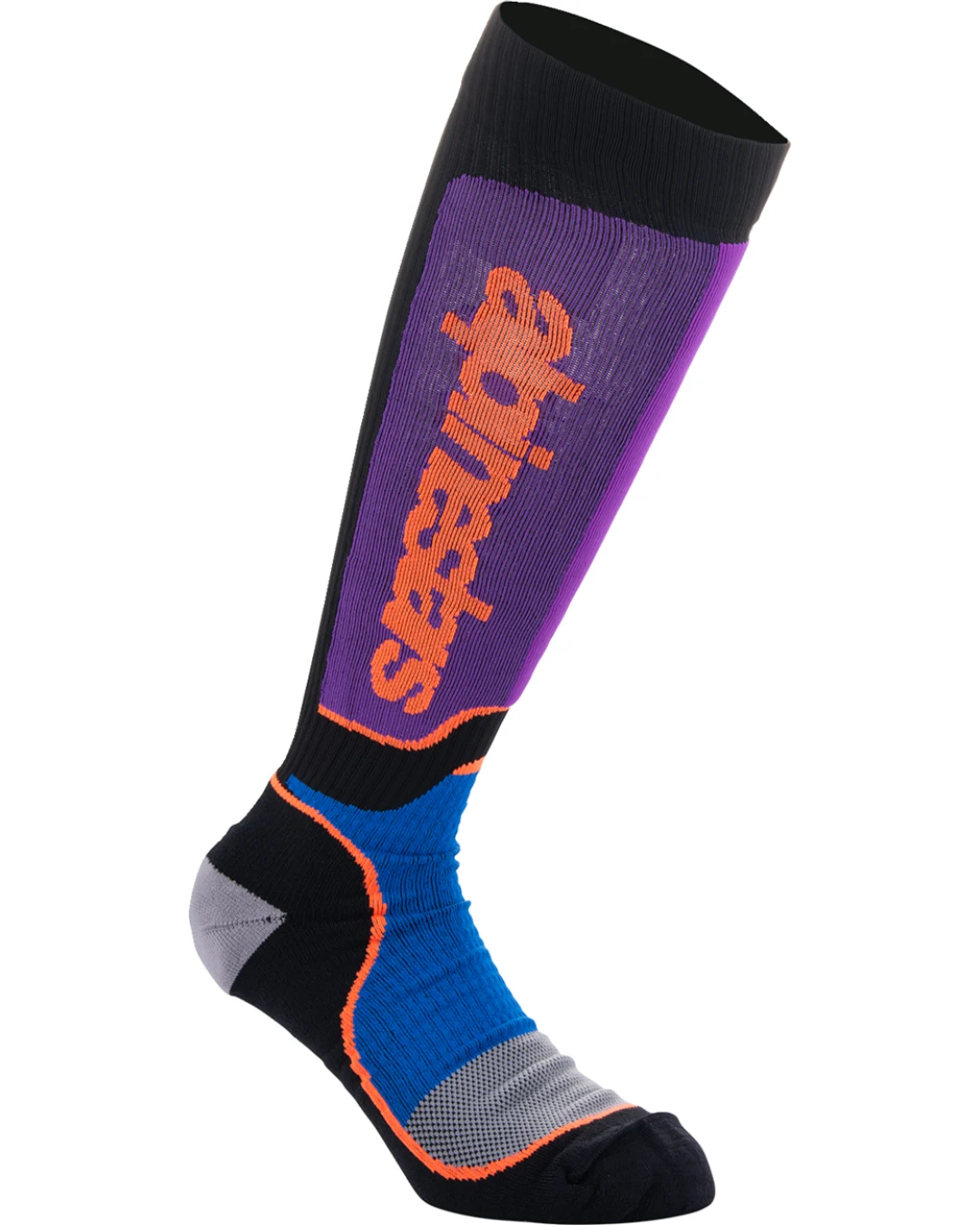 Мотокрос чорапи ALPINESTARS MX PLUS BLK/PUR/BL