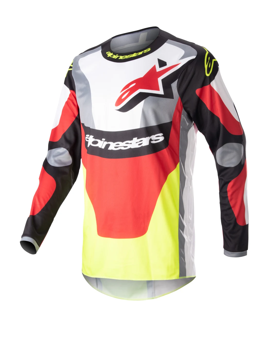 Мотокрос джърси ALPINESTARS F-AGENT RED/YLW