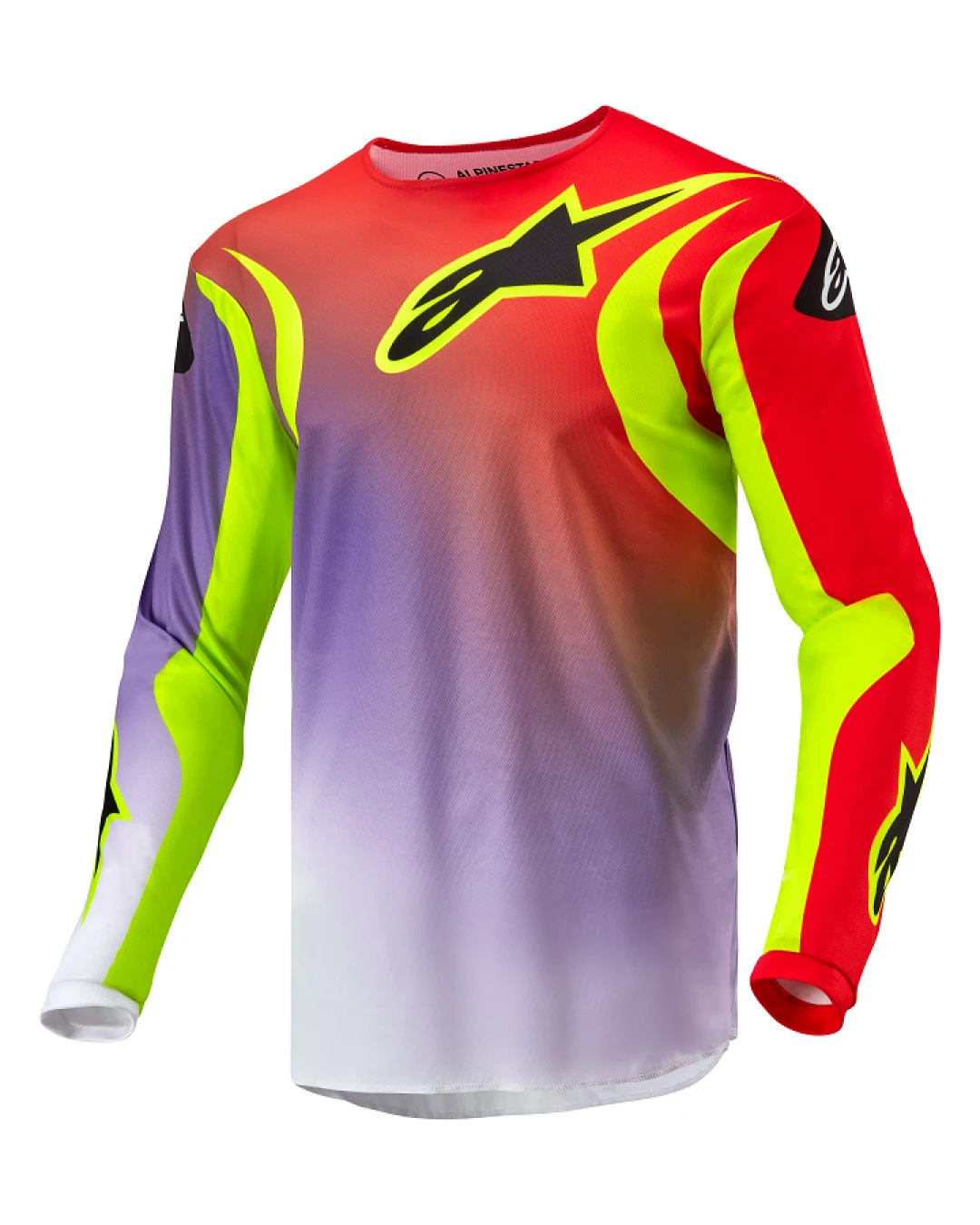 Мотокрос джърси ALPINESTARS F-LUCE WHT/RD/YLW