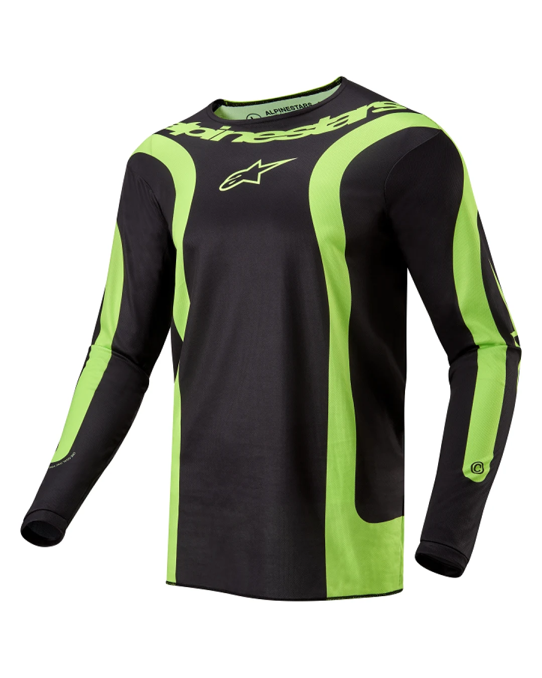 Мотокрос джърси ALPINESTARS F-LURV BLK/YLW FL