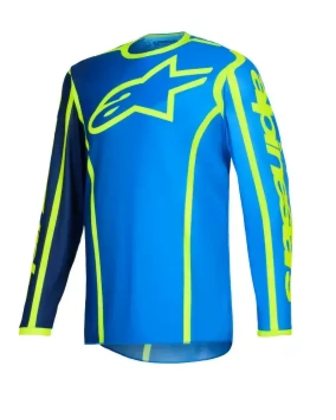 Мотокрос джърси Alpinestars FLUID APEX BLUE/YELLOW