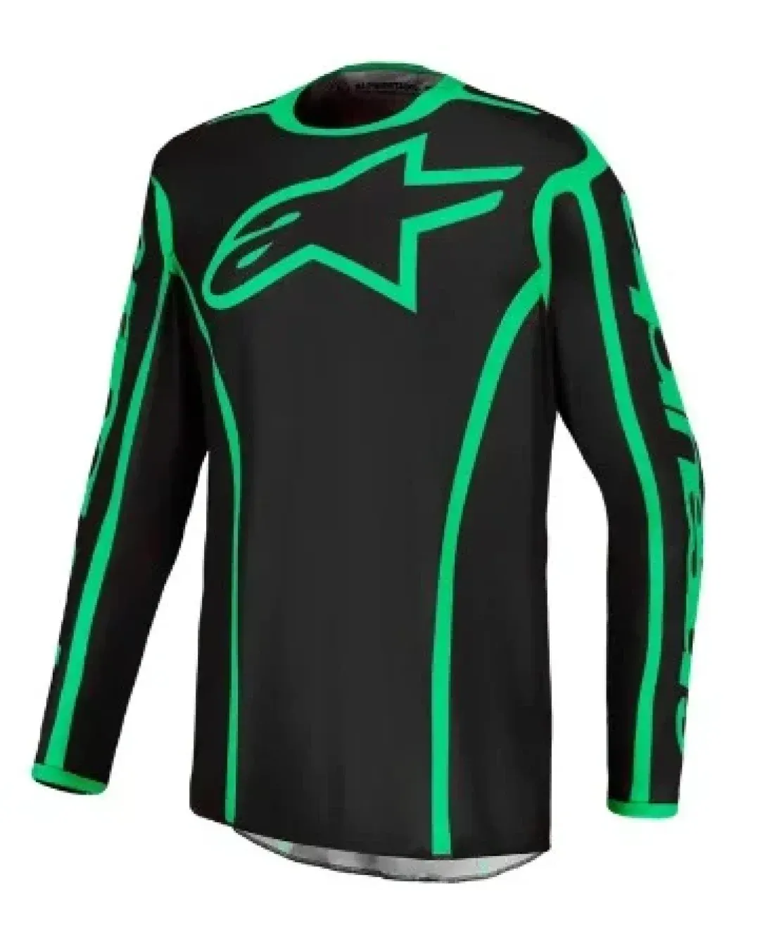 Мотокрос джърси ALPINESTARS FLUID APEX V2 BLACK/GREEN