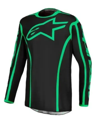 Мотокрос джърси ALPINESTARS FLUID APEX V2 BLACK/GREEN