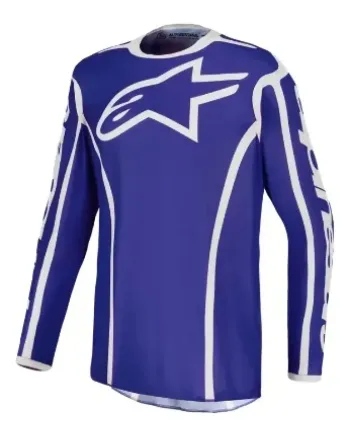 Мотокрос джърси Alpinestars FLUID APEX V2 BLUE/WHITE