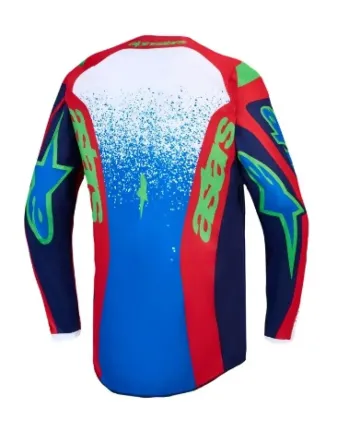 Мотокрос джърси ALPINESTARS FLUID DRAG BL/NV/RD/WH