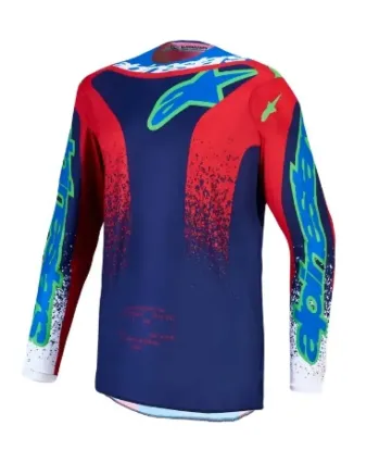 Мотокрос джърси ALPINESTARS FLUID DRAG BL/NV/RD/WH