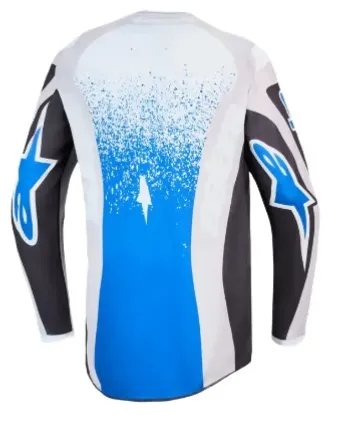 Мотокрос джърси ALPINESTARS FLUID DRAG GRY/LIL/BLU
