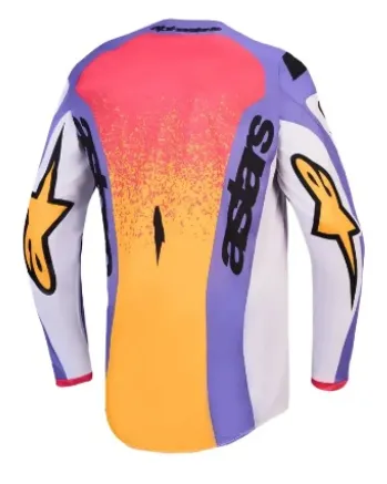 Мотокрос джърси ALPINESTARS FLUID DRAG LIL/BLU/GLD