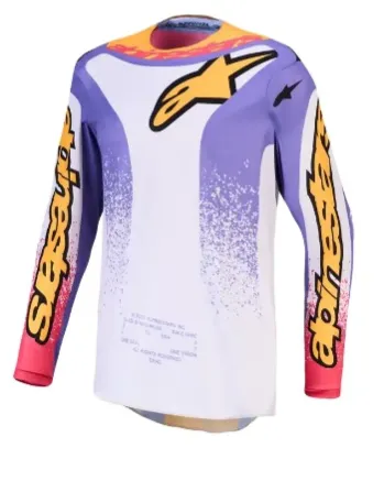 Мотокрос джърси ALPINESTARS FLUID DRAG LIL/BLU/GLD