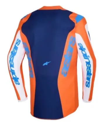 Мотокрос джърси Alpinestars FLUID GRID ORAN/BLUE