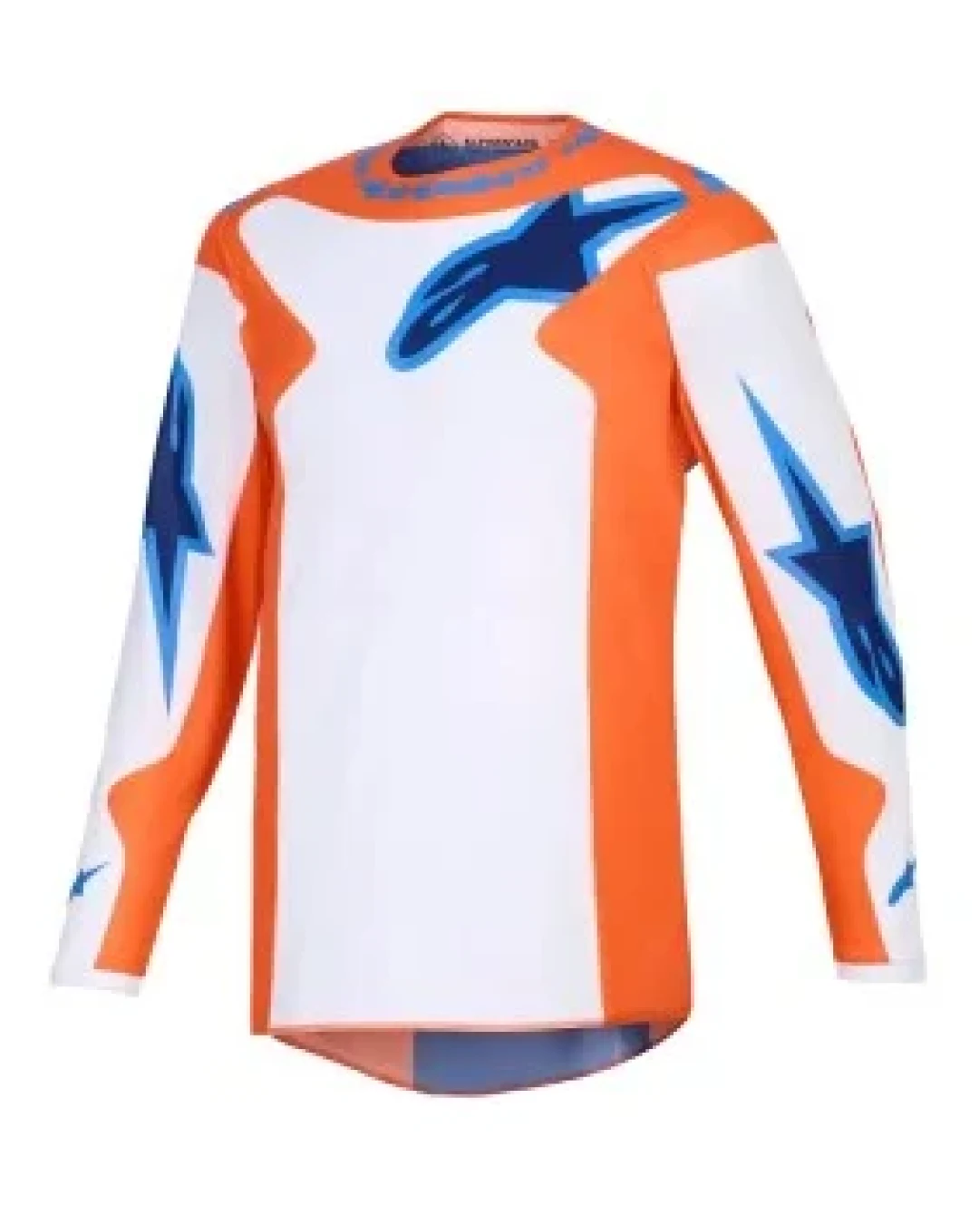 Мотокрос джърси Alpinestars FLUID GRID ORAN/BLUE