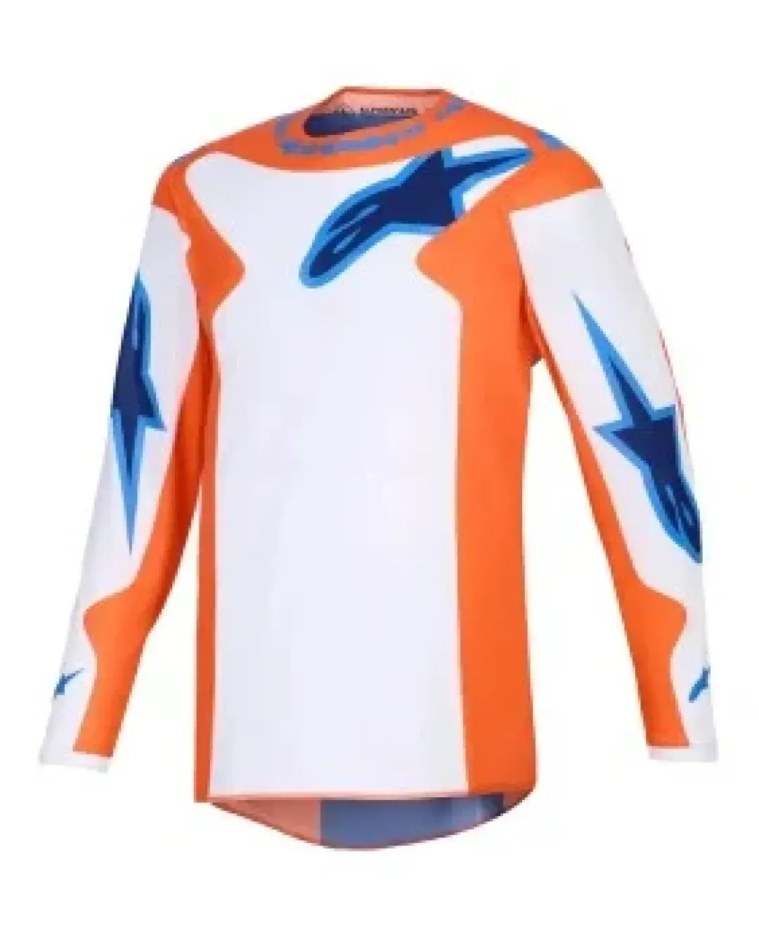 Мотокрос джърси Alpinestars FLUID GRID ORAN/BLUE