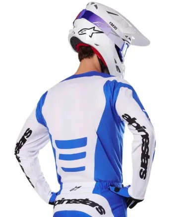 Мотокрос джърси Alpinestars FLUID HAUL BLUE/WHITE