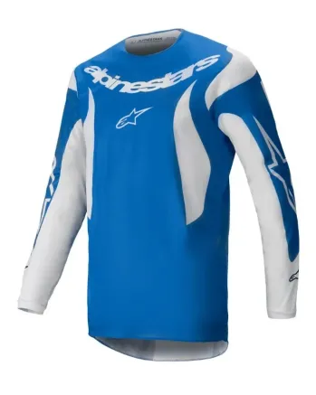 Мотокрос джърси Alpinestars FLUID HAUL BLUE/WHITE