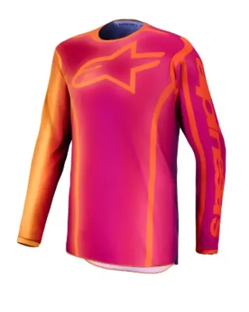 Мотокрос джърси ALPINESTARS FLUID KEPLER PUR/ORG