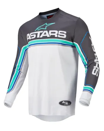 Мотокрос джърси ALPINESTARS Fluid Speed S21 BLUE/GRAY