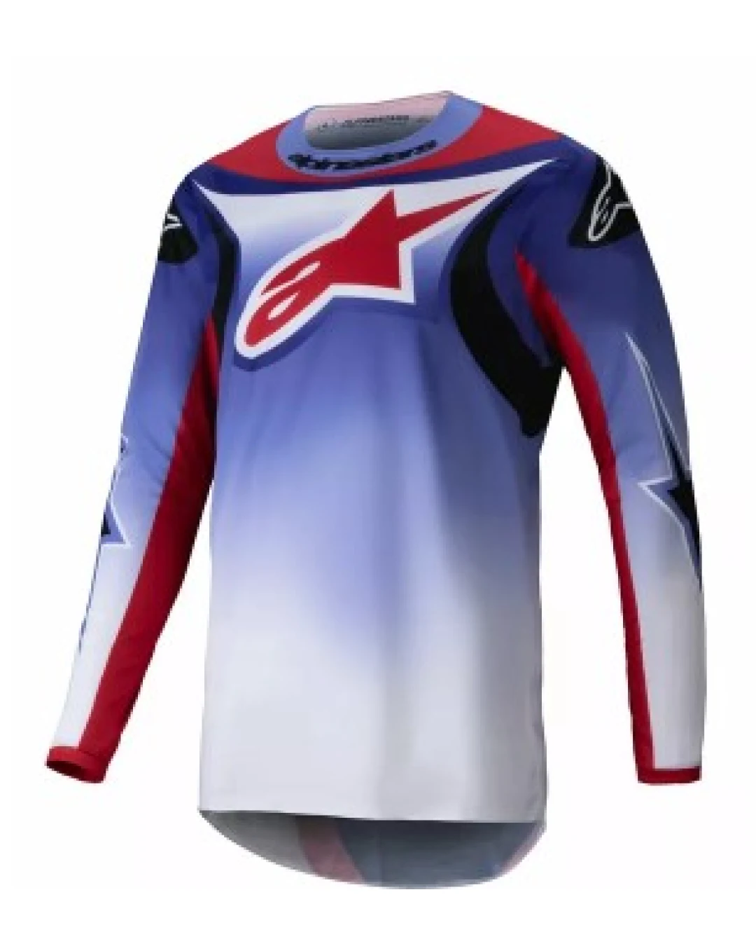 Мотокрос джърси Alpinestars FLUID WURX PURPLE/RED
