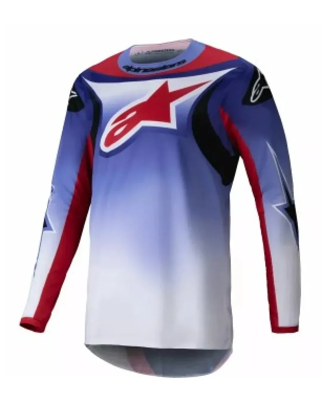 Мотокрос джърси Alpinestars FLUID WURX PURPLE/RED