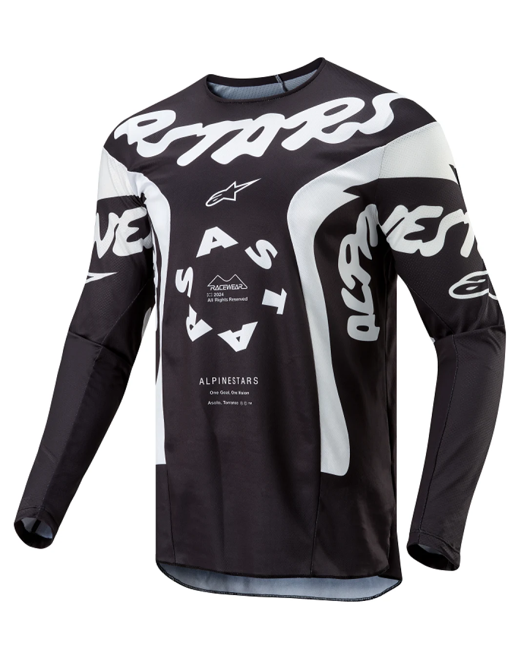 Мотокрос джърси ALPINESTARS RAC-HANA BLK/WHT