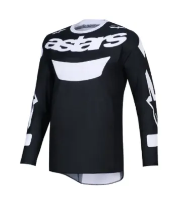 Мотокрос джърси Alpinestars RACER AIR RIWAY BLACK/WHITE