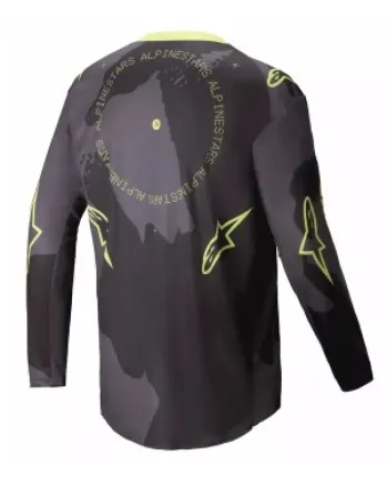 Мотокрос джърси Alpinestars RACER HOLLOW CAMO/YELLOW