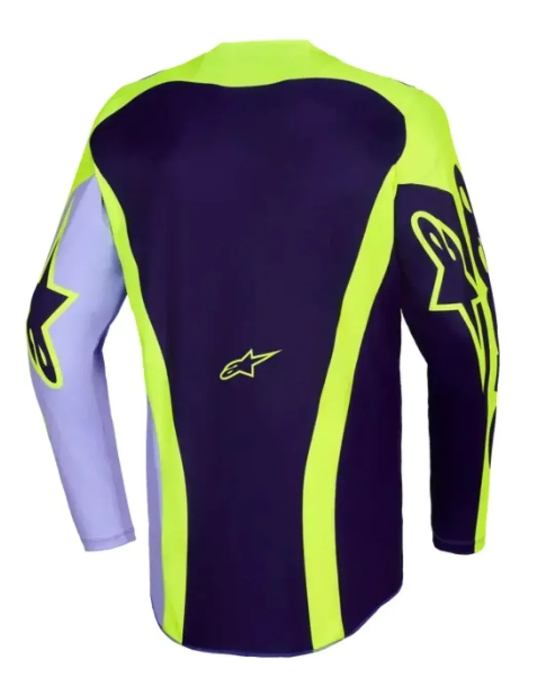 Мотокрос джърси Alpinestars Racer Portl PURPLE/YELLOW